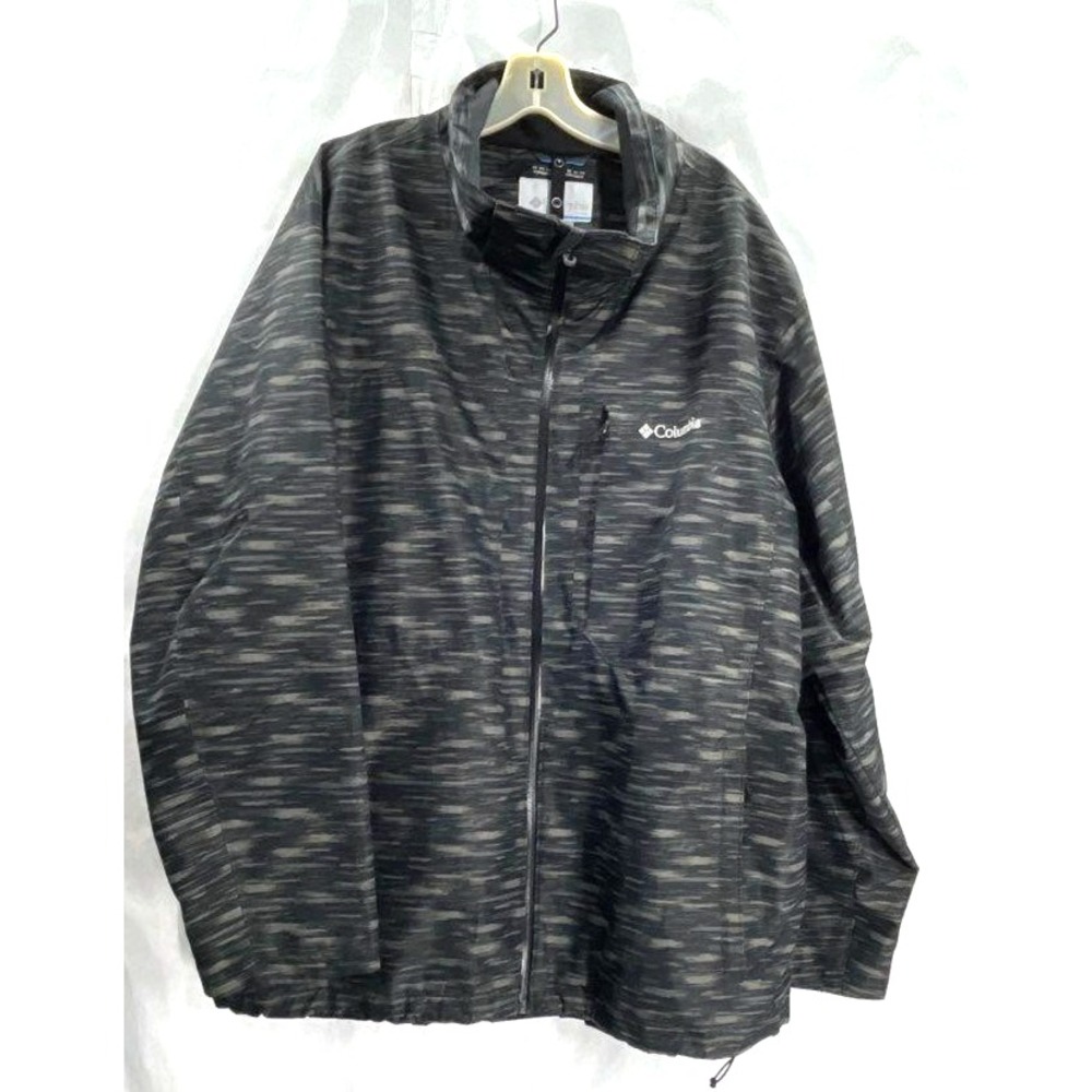 Columbia Men's Black/Gray Jacket Sz XXL